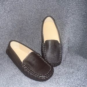 Brand new boys Janie and jack brown loafers